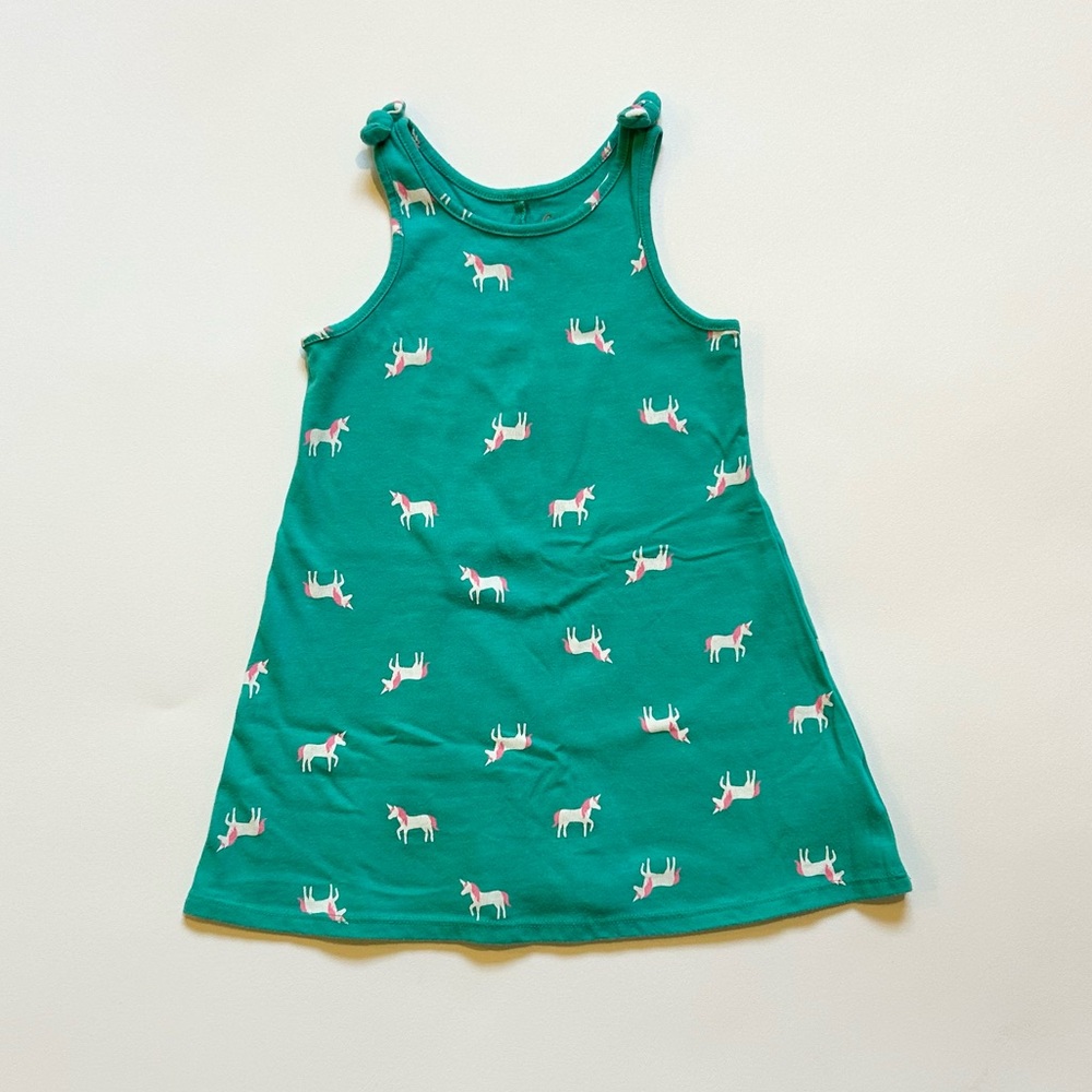Cat & Jack Toddler Girls Unicorn Print Dress Size 3T
